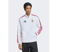 Adidas Real Madrid Home Anthem Tracksuit Jacket Bianco XS Uomo