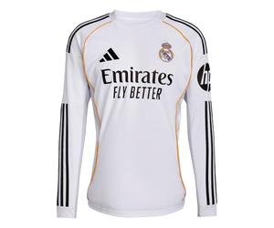 adidas Performance Real Madrid - Maglia a maniche lunghe, da uomo, modello Home 2025/2026, colore: Bianco