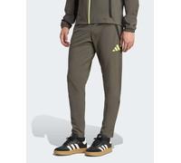 adidas Performance - Real Madrid Tiro 25 Competition - Pantaloni da trasferta grigio utility/giallo semi ghiacciato M