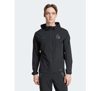 adidas Performance - Real Madrid Tiro 25 Pro Vis - Giacca da viaggio tecnica nera-Nero S