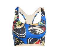 ADIDAS PERFORMANCE Reggiseno sportivo 'Adidas x Farm' blu / verde chiaro / rosso / nero Donna ADIDAS PERFORMANCE S