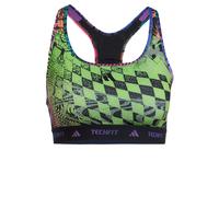 ADIDAS PERFORMANCE Reggiseno sportivo 'Adidas x Jeremy Scott' blu reale / lime / arancione scuro / nero Donna ADIDAS PERFORMANCE M-L blu reale / lime / arancione scuro / nero