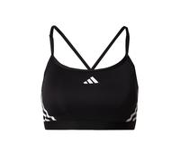 ADIDAS PERFORMANCE Reggiseno sportivo 'AERCT LS 3S BRA' nero / bianco Donna ADIDAS PERFORMANCE M nero / bianco