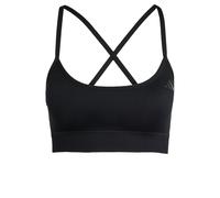 adidas Femme Workout Essentials Knit Light Support Padded Bra, Black, S