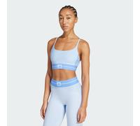adidas Performance - Hyperglam - Brassière blu acceso/blu fusion a coste XL