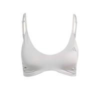 Adidas Optime Essentials Workout Shine Low Impact Sports Bra Bianco M Donna