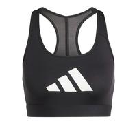 ADIDAS PERFORMANCE Reggiseno sportivo 'POWER REACT' nero / bianco Donna ADIDAS PERFORMANCE M