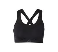 ADIDAS PERFORMANCE Reggiseno sportivo 'Tlrdim' grigio scuro / nero Donna ADIDAS PERFORMANCE XXXS-XXSxA/B grigio scuro / nero