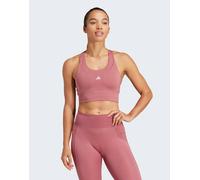 adidas performance - Run - Reggiseno rosso a supporto medio con tasca 2XL A-B Cup