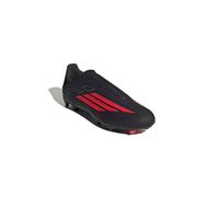 Scarpe da calcio F50 LEAGUE senza lacci per terreni naturali compatti/multiterreno Core Black / Lucid Red / Core Black