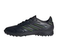adidas Copa Pure III League Turf Football Boots Kids, Scarpe da Calcio Unisex-Bambini, Core Black/DGH Solid Grey/Lucid Lemon, 32 EU