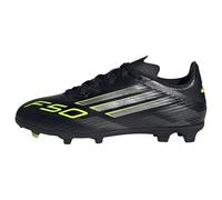 Scarpe F50 League Firm/Multi-Ground per bambini Core Black / Iron Metallic / Lucid Lemon 31 1/2