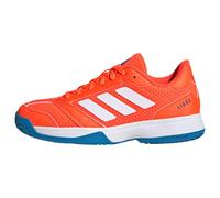 adidas Ligra 8 Kids Indoor Shoes, Scarpe Sportive Unisex-Bambini, Team Solar Orange/Cloud White/Cloud White, 38 2/3 EU