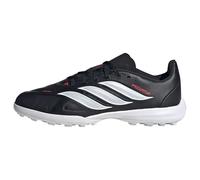 adidas Unisex - Bambini e Ragazzi Predator League Turf Football Kids Shoes, Core Black/Ftwr White/Lucid Red, 33.5 EU