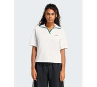 Polo Seasonal Essentials Colorpop con grafica ricamata White / Collegiate Green M