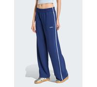 adidas performance - Seasonal Essentials Colourpop - Pantaloni blu scuro e bianchi con grafica ricamata L