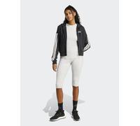 adidas performance - Seasonal Essentials - Leggings capri a coste grigio mélange chiaro 2XS