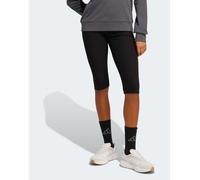 adidas performance - Seasonal Essentials - Leggings capri neri a coste-Nero XL