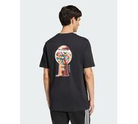 adidas performance - Snack - T-shirt nera con grafica con bubblegum-Nero XL