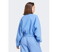 adidas Performance - Soft Lux - Felpa ampia blu fusione XS