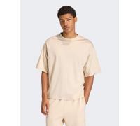 Adidas Soft Lux Short Sleeve T-shirt Beige L / Regular Uomo