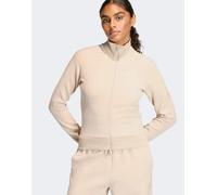 adidas performance - Soft Lux - Top sportivo slim color lino cristallo-Neutro 2XS