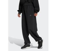 adidas performance - Soft Luxe - Pantaloni ampi neri-Nero XS