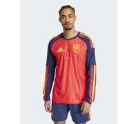 Adidas Spain 26/27 Authentic Home Long Sleeve T-shirt Rosso 2XL Uomo