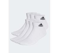 Calzini corti unisex adidas Cushioned Sportswear Ankle Socks 6 Pairs HT3442 Bianco 49-51
