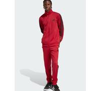 adidas performance - Sportswear - Tuta sportiva basic in tricot bordeaux active con 3 strisce-Rosso 4XL