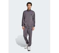 adidas performance - Sportswear - Tuta sportiva basic in tricot grigia con logo a 3 strisce-Grigio M