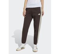 adidas performance - Stadium - Pantaloni regular color caffè aurora con tre strisce-Marrone S