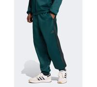 adidas Performance - Stadium - Pantaloni sportivi color edera aurora e neri-Verde S