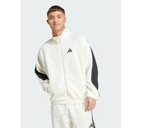 adidas Performance - Stadium - Top sportivo bianco sporco e nero L