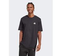 adidas Performance - T-shirt nera con pizza-Nero XL