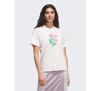 adidas Donna Floral Bloom At Your Own Pace Graphic Shirt, Distilled Pink, XXS
