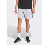 adidas Performance - Tech Apparel - Pantaloncini colorblock argento aureola XS 7in