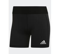 adidas performance - Techfit - Pantaloncini da volleyball neri e bianchi-Nero XL 3in