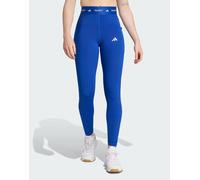 adidas Performance - Techfit Stash - Leggings a lunghezza intera color blu reale con tasche 2XS