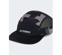 adidas Performance - Terrex Climacool - Cappellino a 5 pannelli nero / carbonio / bianco con grafica S-M