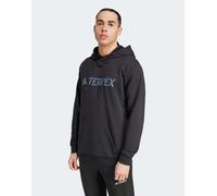 adidas Uomo Terrex Multi Large Logo Hoodie, Black, XS