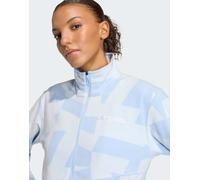 Giacca Terrex Multi Printed Full-Zip Fleece Glow Blue / Crystal Sky M