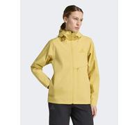 adidas performance Terrex multi 2 layer climaproof - Giacca impermeabile color pirite-Giallo 2XL