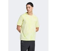adidas Uomo Terrex Multi Climacool Printed Shirt, Semi Frozen Lemon, M