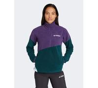 ADIDAS TERREX Pullover sportivo indaco / verde scuro / bianco, Taglia S