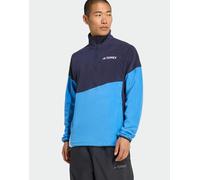 adidas performance - Terrex multi climawarm - Anorak in pile inchiostro legend e blu ray-Blu navy 2XL