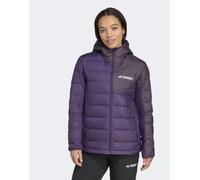 adidas Performance - Terrex Multi Climawarm - Piumino leggero con cappuccio color prugna aurora / nero aurora-Viola XS