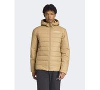 adidas Uomo Terrex Multi Essentials CLIMAWARM Insulated Hooded Jacket, Cardboard, S