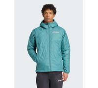 adidas performance - Terrex Multi - Giacca isolante sintetica con cappuccio color verde-azzurro preloved-Blu XL
