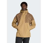 adidas performance - Terrex xperior 2.5 - Giacca ibrida a strati primeknit climaproof color cartone-Marrone 2XL